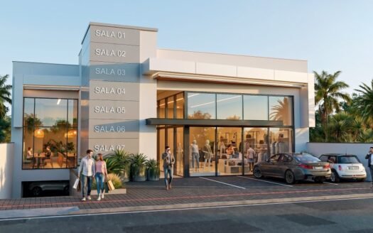 Centro comercial Lake Palace no centro de Dois Vizinhos